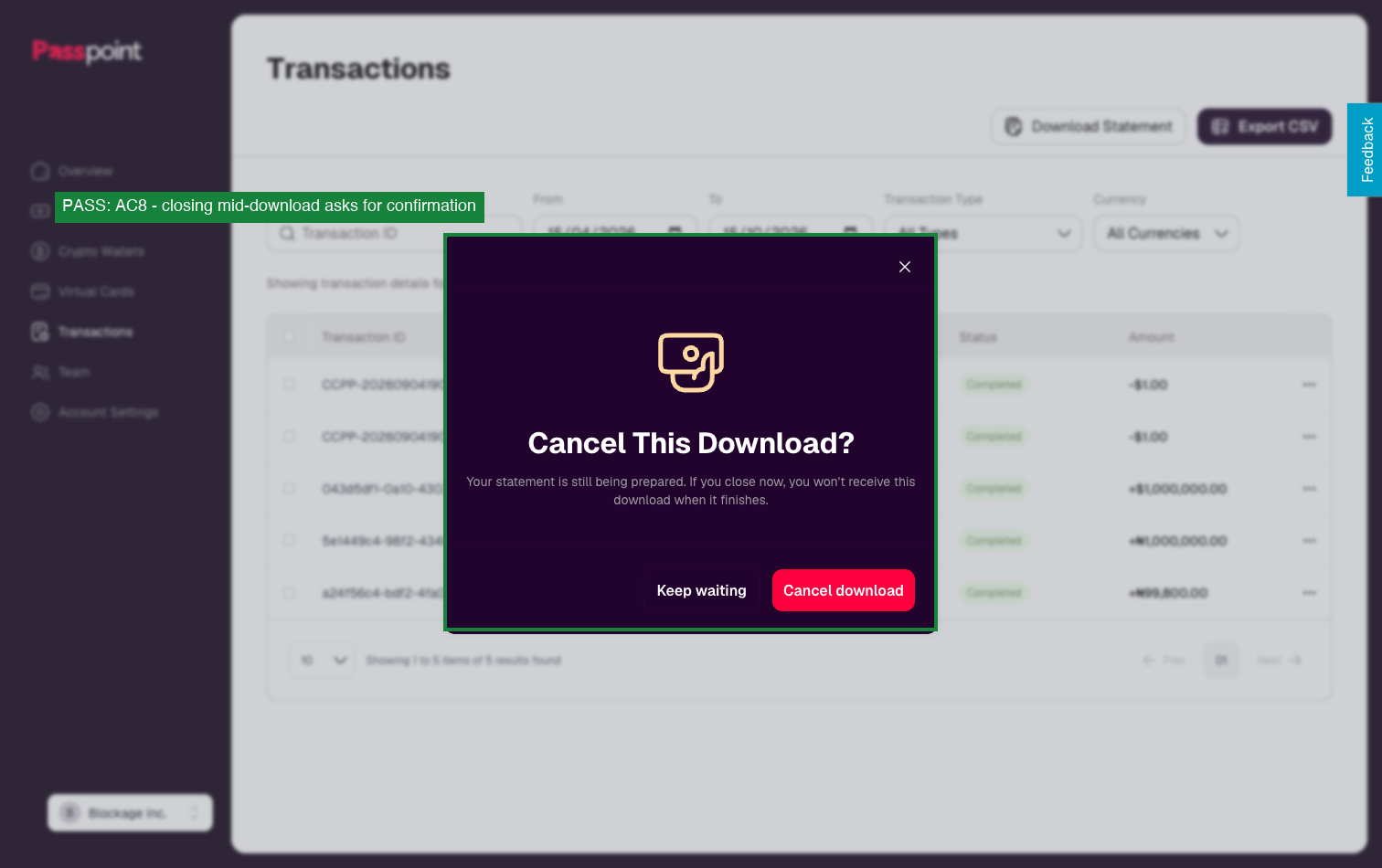 cancel confirm